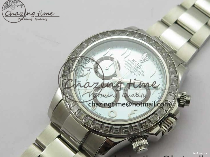 1219 Daytona 116506 Middle East Edition Bp Maker Best Edition Ice Blue Brown Arabic Dial Diam Bezel On SS Bracelet A Neat 2897